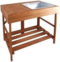 Algopix Similar Product 2 - Esschert Design Hardwood Potting Table