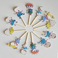 Algopix Similar Product 12 - Rugrats cupcake toppers