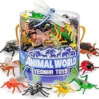 Algopix Similar Product 2 - 60 Piece Mini Insect Toys with Gift