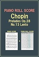 Algopix Similar Product 2 - PIANO ROLL SCORE Chopin Preludes Op28