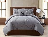 Algopix Similar Product 10 - VCNY Home London Pintuck 4 Piece