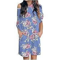 Algopix Similar Product 18 - JPVDPA Women Print Short Sleeve ONeck