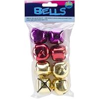 Algopix Similar Product 10 - Jingle Bell  PinkGoldRed  35mm  8