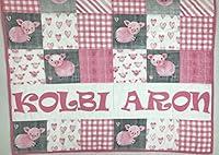 Algopix Similar Product 11 - Pink Pig Baby Bedding Baby Quilt