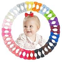 Algopix Similar Product 17 - Baby Hair Ties With Bows  40Piece