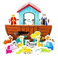 Algopix Similar Product 5 - Noahs Ark Shape Sorter Playset 
