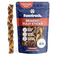 Algopix Similar Product 2 - Pawstruck Natural 12 Braided Bully