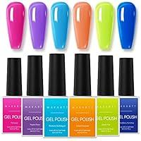 Algopix Similar Product 6 - Makartt Gel Nail Polish 6 Colors Gel