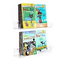 Algopix Similar Product 19 - NIUBEE Kids Acrylic Floating Bookshelf