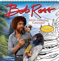 Algopix Similar Product 8 - Bob Ross 2025 Coloring Wall Calendar