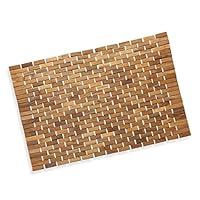 Algopix Similar Product 9 - Luxurious Bamboo Bath Mat for Shower