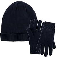 Algopix Similar Product 20 - DG Hill Mens Winter Hat And Gloves Set