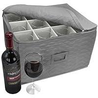 Algopix Similar Product 5 - Sorbus Stemware Storage Chest  Deluxe