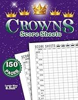 Algopix Similar Product 20 - Crowns Score Sheets 150 Large Pages