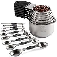 Algopix Similar Product 2 - Magnetic Measuring Cups and Spoons Set
