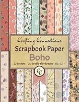 Algopix Similar Product 12 - Boho Scrapbook Paper 85 X 11 Double