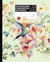 Algopix Similar Product 16 - Hummingbird Composition Notebook 100