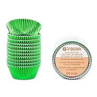 Algopix Similar Product 13 - Gifbera Green Foil Standard Cupcake