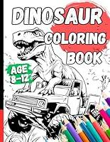 Algopix Similar Product 3 - Dinosaur Coloring Book Age 812 For