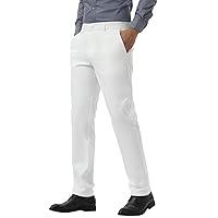 Algopix Similar Product 4 - PlaidPlain Mens Dress Pants Slim Fit