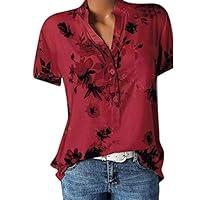 Algopix Similar Product 5 - Blouses for Women Fashion Summer Short