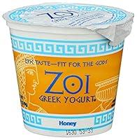 Algopix Similar Product 7 - Zoi, Greek Honey Yogurt 6 oz