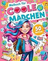 Algopix Similar Product 19 - Malbuch fr Coole Mdchen ab 10 Jahren