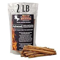 Algopix Similar Product 10 - 2 lb Billy Buckskin Fatwood Fire