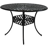 Algopix Similar Product 16 - Sunnydaze Round Patio Dining Table 