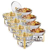 Algopix Similar Product 20 - ROVSUN 5QT 8 Packs Chafing Dish Buffet