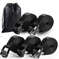 Algopix Similar Product 7 - 5Pack Cam Buckle Tie Down Straps 1 x