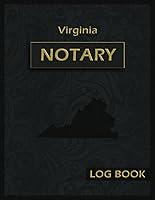 Algopix Similar Product 6 - Virginia Notary Log Book 120 Pages