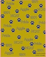 Algopix Similar Product 10 - NCAT Bulldog Composition Notebook