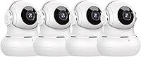 Algopix Similar Product 1 - litokam Indoor Security Cameras 4 Pack