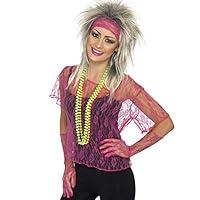Algopix Similar Product 12 - Smiffys Lace Net Vest, Gloves & Headband