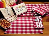 Algopix Similar Product 13 - IHF Home Decor Table Runner Picnic Red