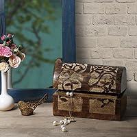 Algopix Similar Product 12 - Large Wooden Tree of Life Chest Box