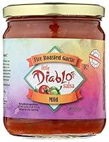 Algopix Similar Product 10 - LITTLE DIABLO SALSA Garlic Salsa, 16 oz