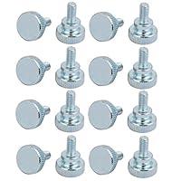 Algopix Similar Product 8 - uxcell M4x8mm Carbon Steel Flat Knurled