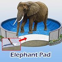 Algopix Similar Product 1 - 24 ft Round Pool Liner Pad Elephant