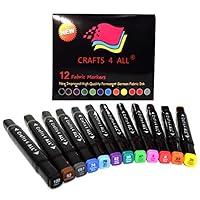 Algopix Similar Product 13 - Crafts 4 All Fabric Markers for Kids 