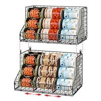 Algopix Similar Product 13 - JKsmart 2 Pack Stackable Can Rack