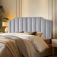 Algopix Similar Product 7 - Furpopup Velvet Upholstered Headboard