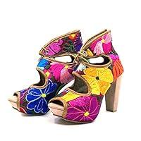 Algopix Similar Product 3 - Teresa Artesanal Monarca High Heels (8)