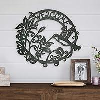 Algopix Similar Product 15 - Lavish Home Metal Cutout Welcome