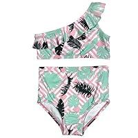 Algopix Similar Product 20 - SwimZip Girl 1 Shoulder  High Waist