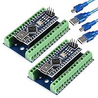 Algopix Similar Product 17 - ALAMSCN 2PCS Mini Nano V30 ATmega328P