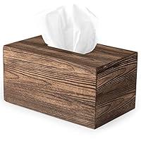 Algopix Similar Product 14 - Ilyapa Wood Tissue Box Cover