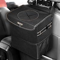 Algopix Similar Product 17 - BOLTLINK Car Trash Can with Lid Car