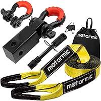 Algopix Similar Product 5 - Motormic Tow Strap Recovery Kit  3 x